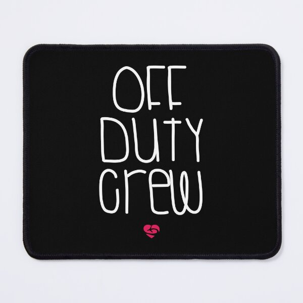 Item preview, Off Duty Crew - Funny Flight Attendant - Pilot Saying designed and sold by Ikaroots.