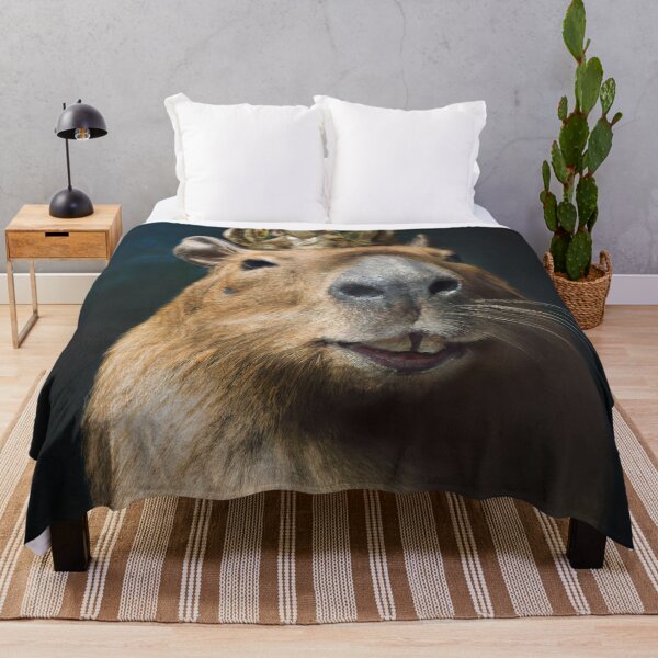 Item preview, Capybara with a golden crown designed and sold by Jones-nock.