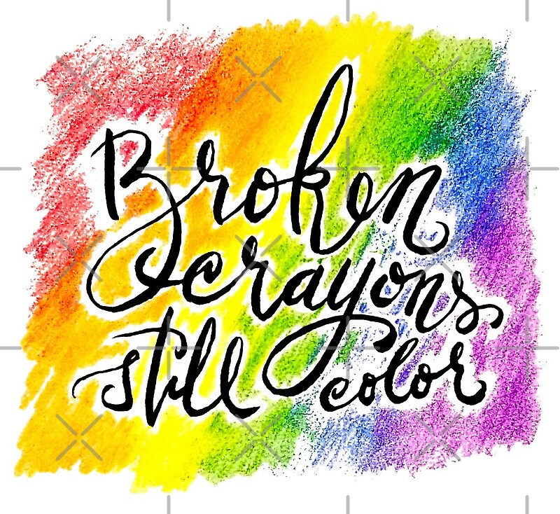 "Broken Crayons" by cfhdesign | Redbubble