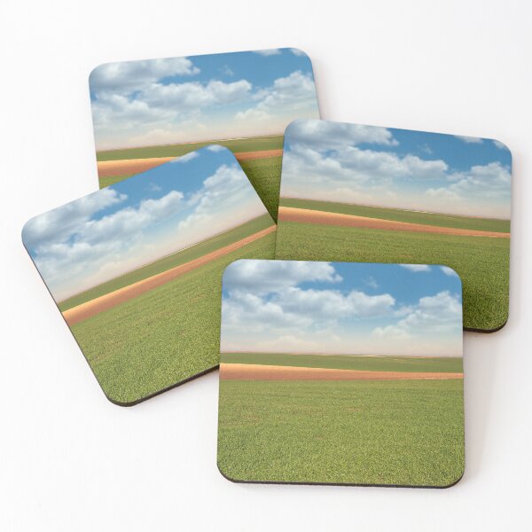 Item preview, Young green wheat field agriculture designed and sold by goceris.