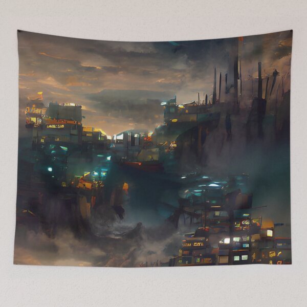 Item preview, the city in the heart of the future designed and sold by voxy89.