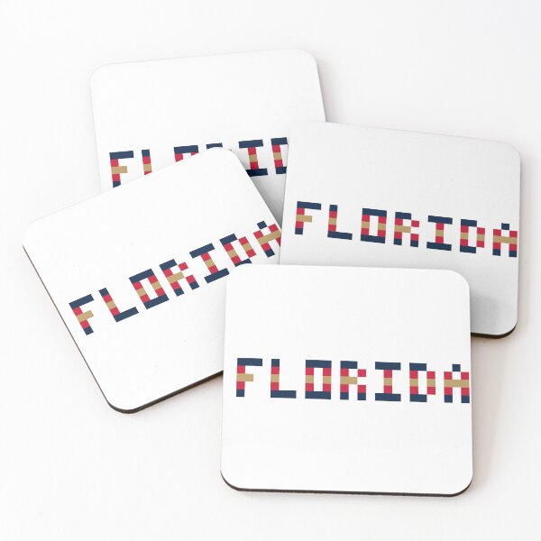 Item preview, Pixel NHL Florida in Away Colors designed and sold by gkillerb.