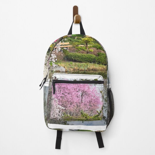 Item preview, Blossomed trees and pond in Setagaya park Vienna designed and sold by goceris.