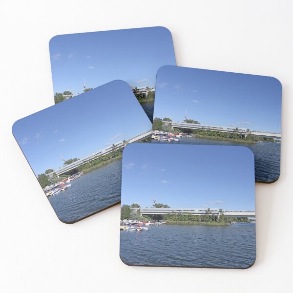 Item preview, Subway and Donauturm in Vienna cityscape designed and sold by goceris.