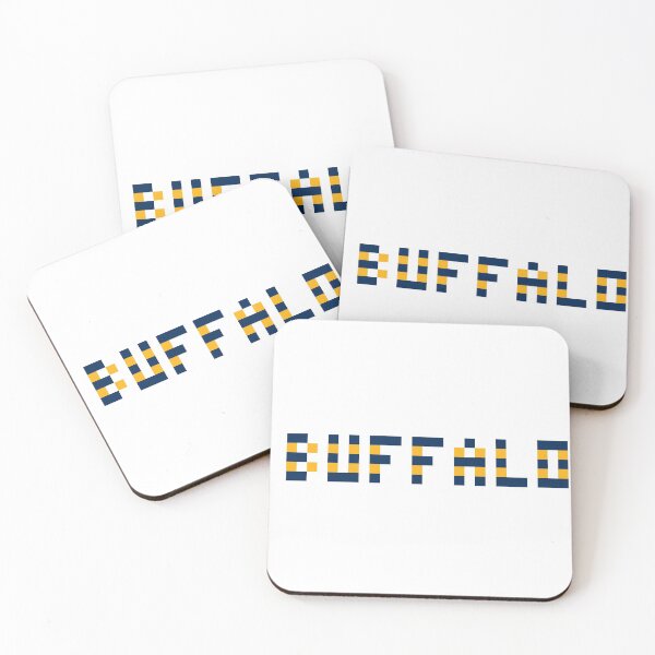 Item preview, Pixel NHL Buffalo in Away Colors designed and sold by gkillerb.