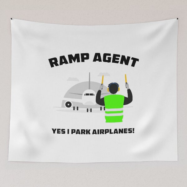Item preview, Ramp Agent Marshalling Airplane designed and sold by Ikaroots.