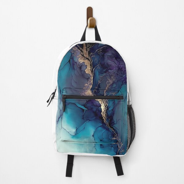 Item preview, Aurous Tides - Abstract Alcohol Ink Resin Art designed and sold by inkvestor.