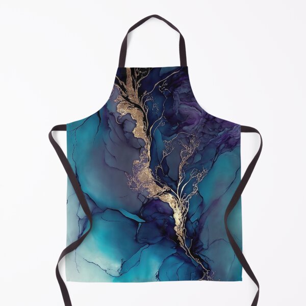 Item preview, Aurous Tides - Abstract Alcohol Ink Resin Art designed and sold by inkvestor.