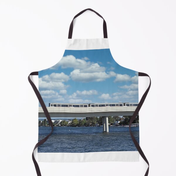 Item preview, Subway crosses the bridge over the Danube in Vienna Austria designed and sold by goceris.