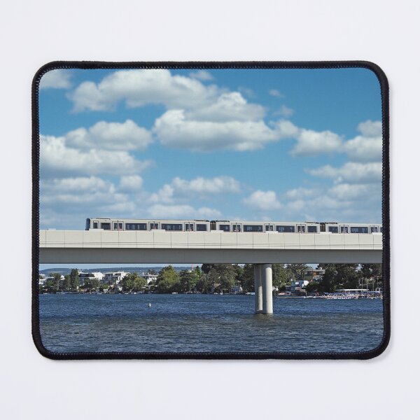 Item preview, Subway crosses the bridge over the Danube in Vienna Austria designed and sold by goceris.