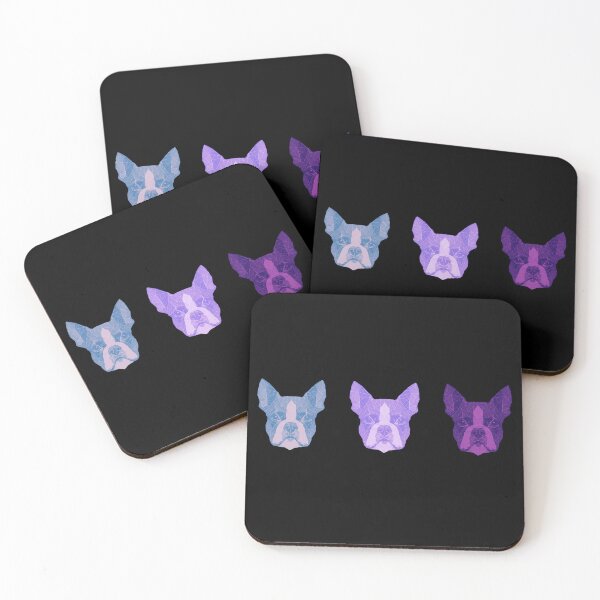 Item preview, Boston Terrier Geometric Purple designed and sold by The-Vault.