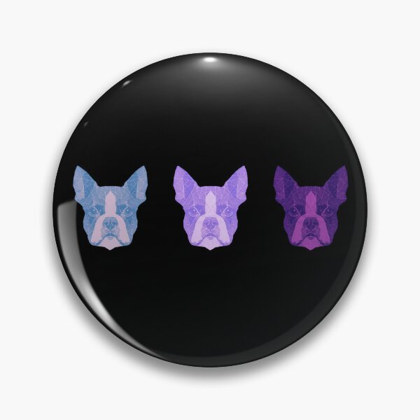 Item preview, Boston Terrier Geometric Purple designed and sold by The-Vault.