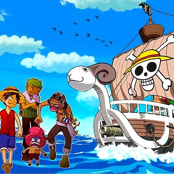 One Piece Going Merry Art Board Print for Sale by haida-hasn