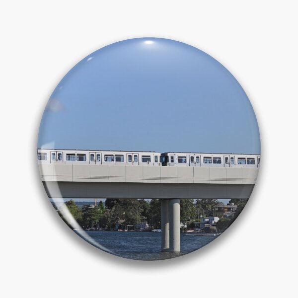 Item preview, Subway crosses the bridge over the Danube in Vienna designed and sold by goceris.