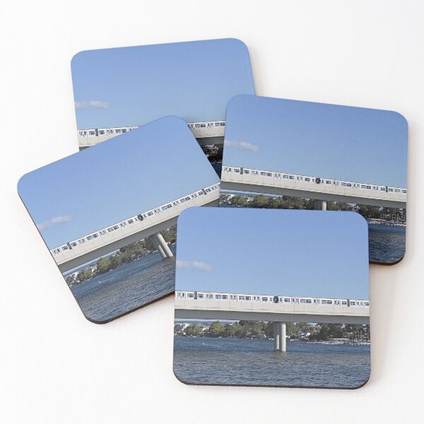 Item preview, Subway crosses the bridge over the Danube in Vienna designed and sold by goceris.