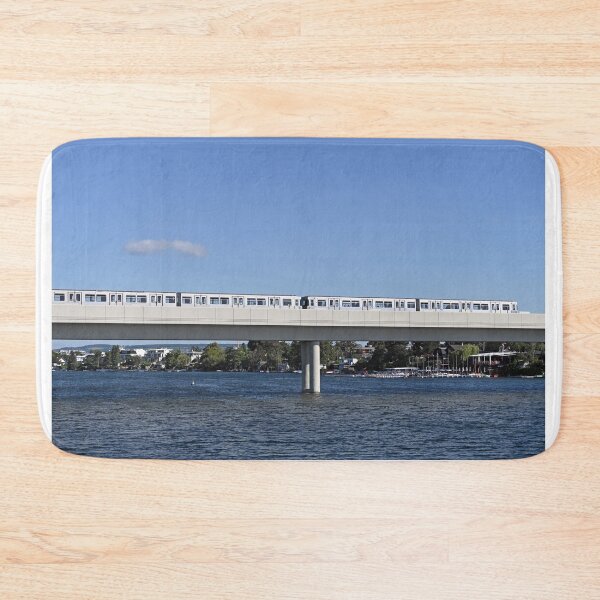 Item preview, Subway crosses the bridge over the Danube in Vienna designed and sold by goceris.