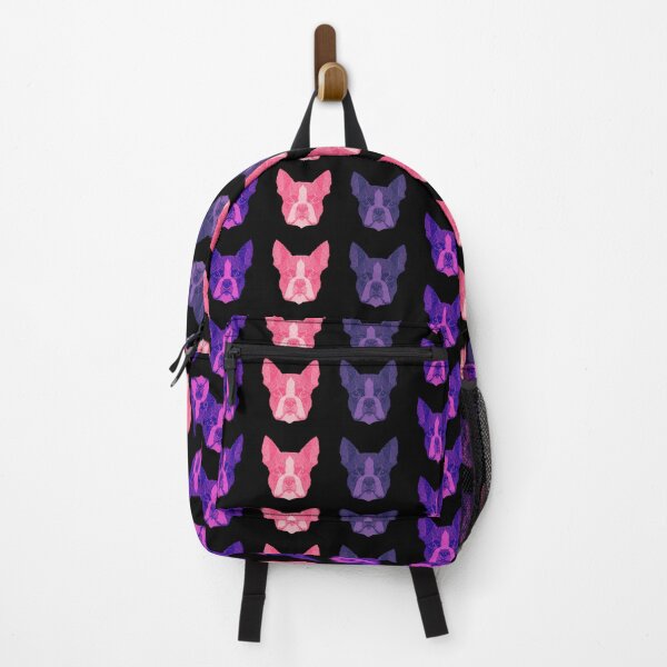 Item preview, Boston Terrier Geometric Purple Pink designed and sold by The-Vault.
