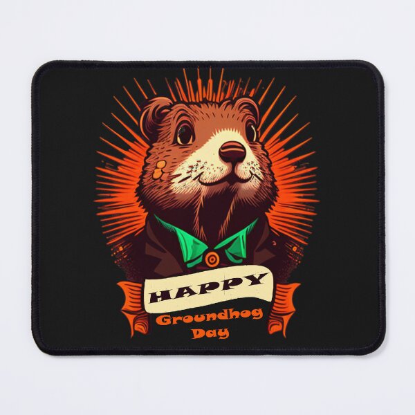 Item preview, Awesome and Funny Happy Groundhog Day designed and sold by Pyro-Store.