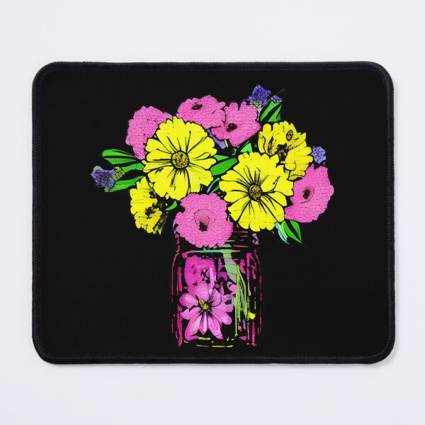 Item preview, Flowers in Mason Jar artwork designed and sold by gramizzia.