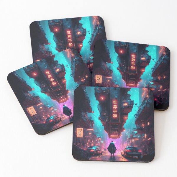 Item preview, Cyberpunk City World Peace designed and sold by SamuraiSwords.