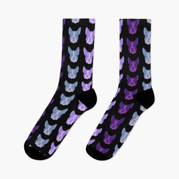 Item preview, Boston Terrier Geometric Purple designed and sold by The-Vault.