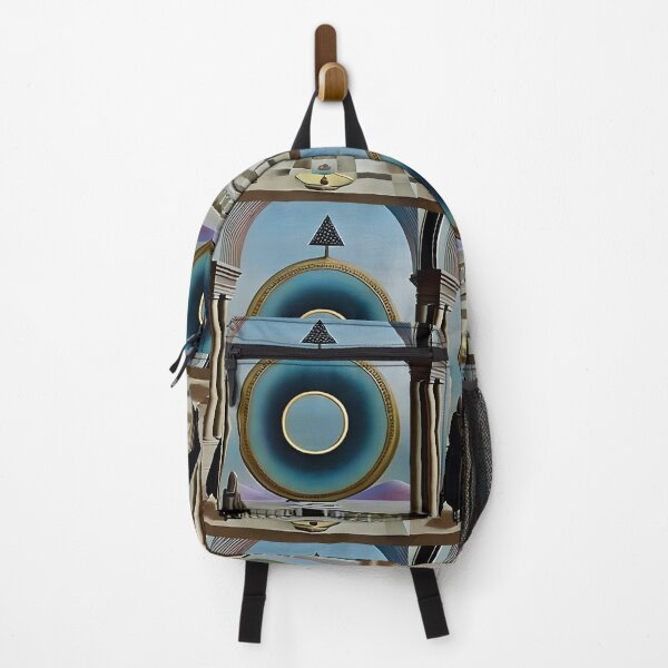Item preview, Surrealist painting like digital art of a Wizard in a balcony looking out at the Monad of creation  designed and sold by Ataraxia  Apparel.