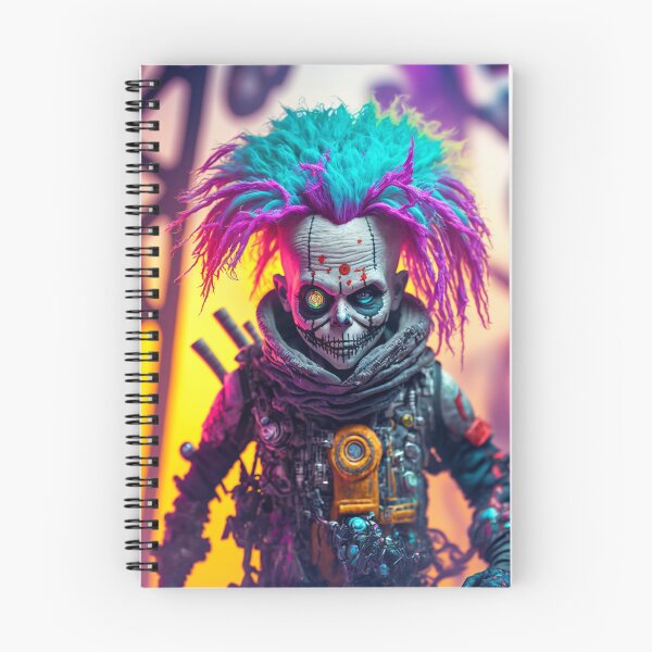 Item preview, Clown Clowns-Miniature Cyberpunk Clown designed and sold by letsgetinspired.