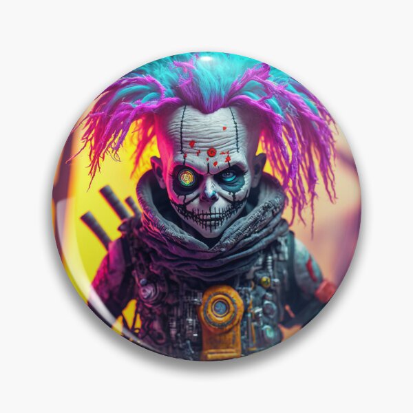 Item preview, Clown Clowns-Miniature Cyberpunk Clown designed and sold by letsgetinspired.