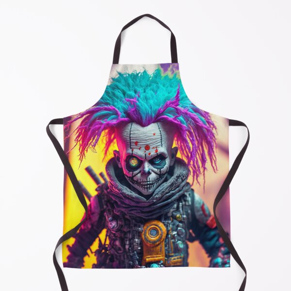 Item preview, Clown Clowns-Miniature Cyberpunk Clown designed and sold by letsgetinspired.