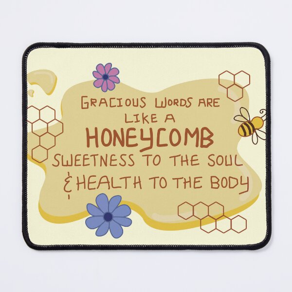 Item preview, Like A Honeycomb- Encouraging Bible Verse designed and sold by MadeByMenough.