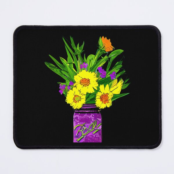 Item preview, Flowers in Mason Jar artwork designed and sold by gramizzia.