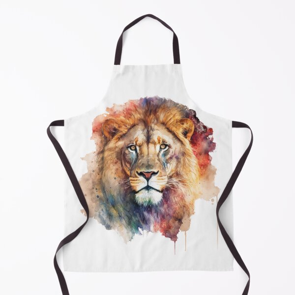 Item preview, Fangs the Lion - Watercolor Animal Series designed and sold by Bolg3r.