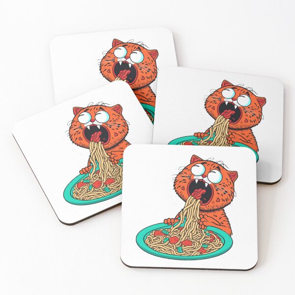 Item preview, Cat eating spaghetti meme designed and sold by ramith-concept.