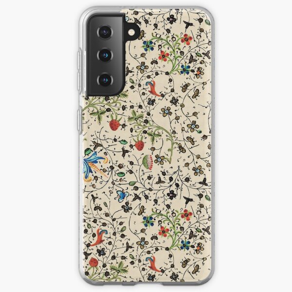 Medieval floral pattern – State Library Victoria Samsung Galaxy Soft Case