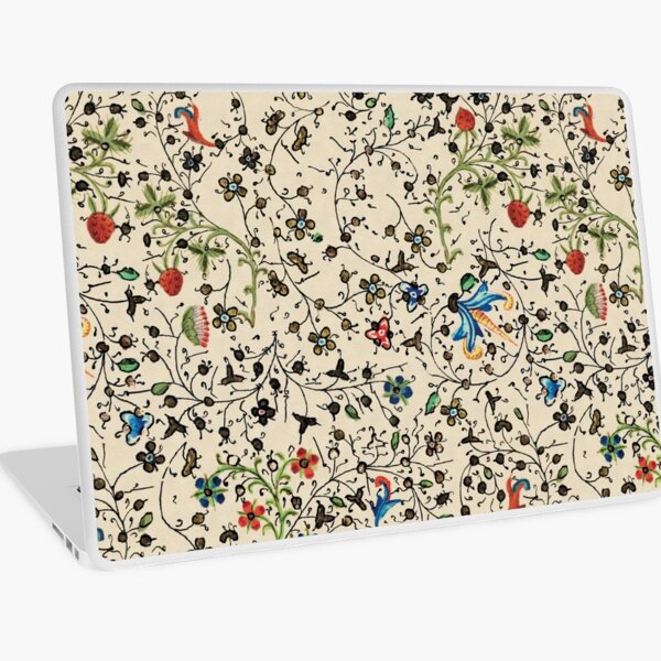 Medieval floral pattern – State Library Victoria Laptop Skin