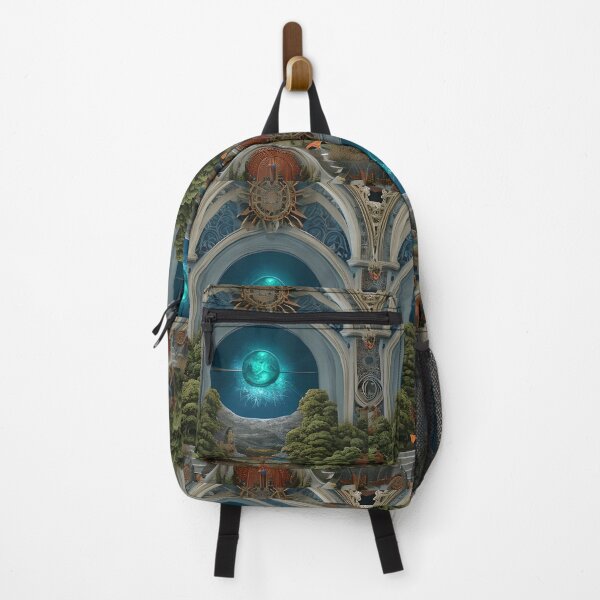 Item preview, Surrealist painting like digital art of the Monad of creation in the Garden of Eden designed and sold by Ataraxia  Apparel.