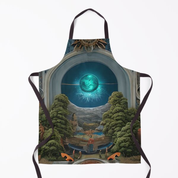 Item preview, Surrealist painting like digital art of the Monad of creation in the Garden of Eden designed and sold by Ataraxia Apparel.