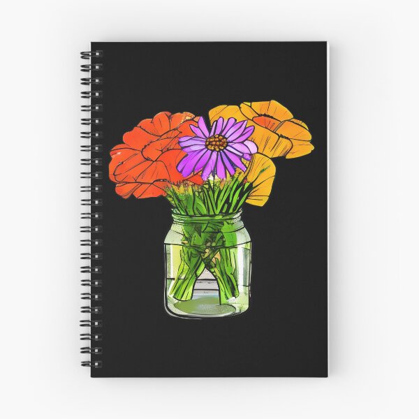 Item preview, Flowers in Mason Jar artwork designed and sold by gramizzia.