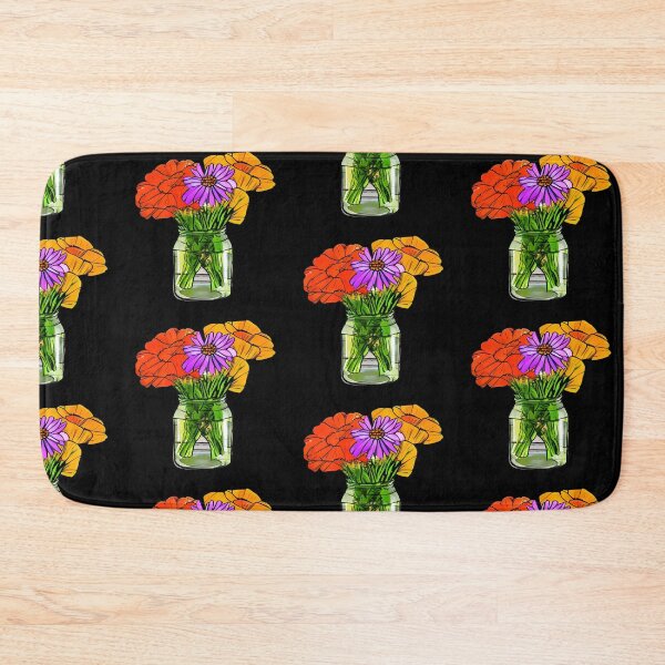Item preview, Flowers in Mason Jar artwork designed and sold by gramizzia.