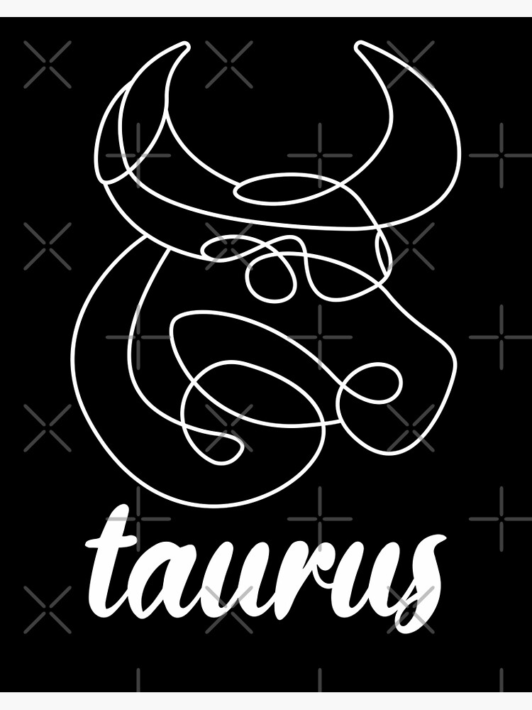 Taurus zodiac sign birthday birth date astrology horoscope universe stars Art Board Print