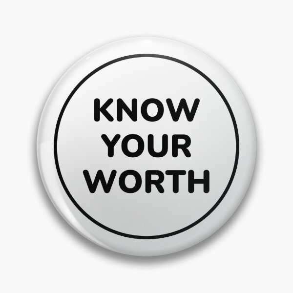 Item preview, Self esteem positive affirmations - Know your worth designed and sold by Inspirationmotivation.
