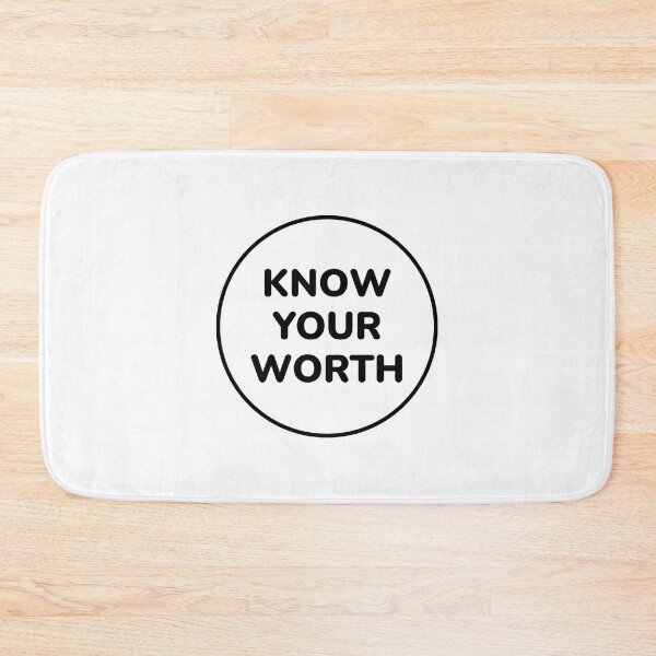 Item preview, Self esteem positive affirmations - Know your worth designed and sold by Inspirationmotivation.
