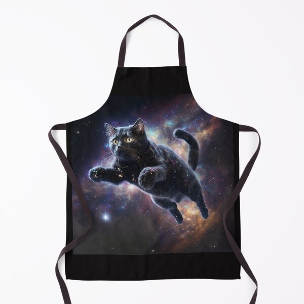 Item preview, Flying Black Cat in Space designed and sold by Chiron WADE.