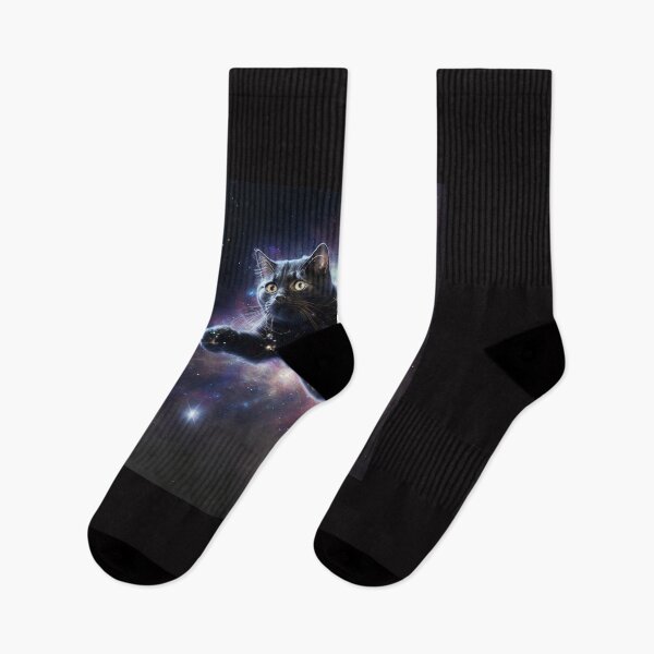 Item preview, Flying Black Cat in Space designed and sold by Chiron WADE.