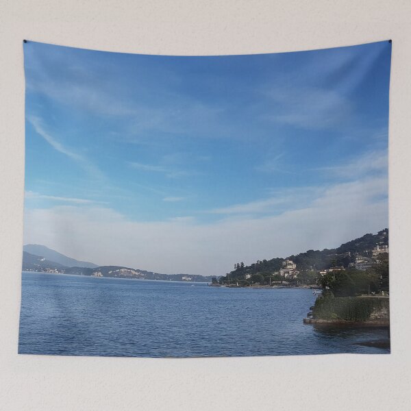 Item preview, Explore the Shades of Blue in Lake Maggiore's Scenic Beauty designed and sold by PhotografeeMrsB.