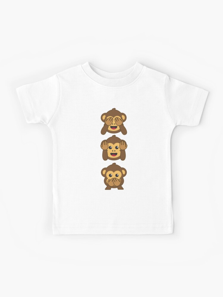 Three Wise Monkeys Tee - Speak Hear & See No Evil T-Shirt