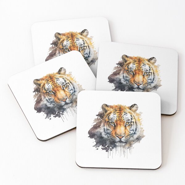 Item preview, Felix the Tiger  - Watercolor Animal Series designed and sold by Bolg3r.
