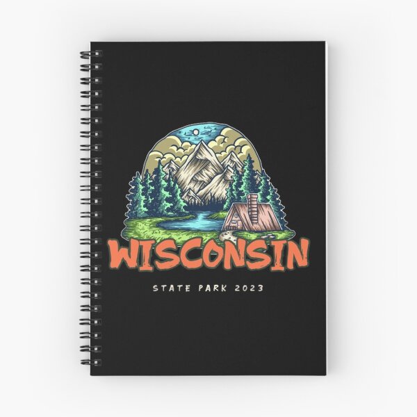 Item preview, Wisconsin state parks stickers designed and sold by Rodayna Elnaggar.
