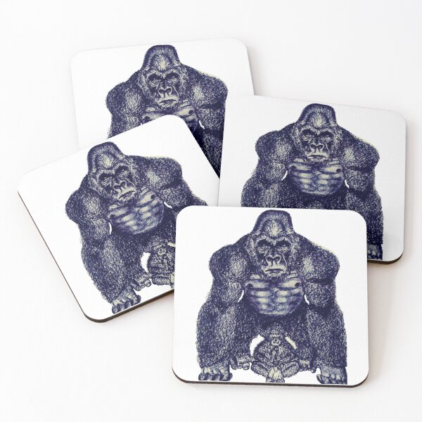 Item preview, Gorillas designed and sold by Wolffe-Art.