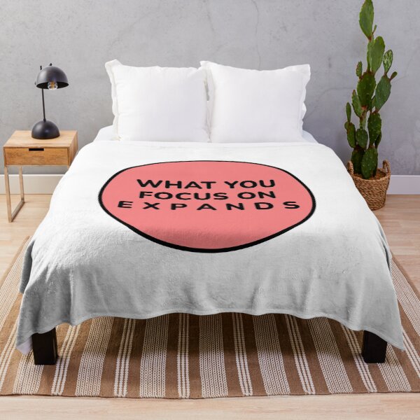 Item preview, Zen Motivation quotes - WHAT YOU FOCUS ON EXPANDS designed and sold by Inspirationmotivation.